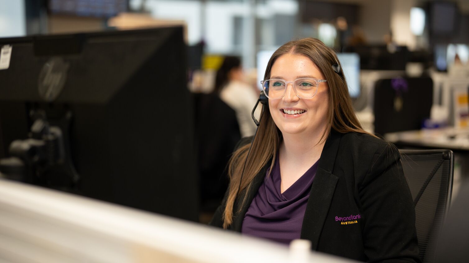 Beyond Bank customer relationship centre staff