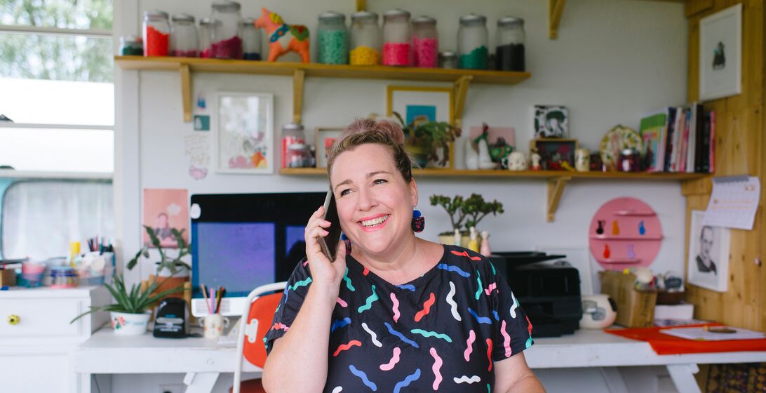 Woman, Mother, businessperson, wife, friend, designer, maker, crafter, Strong, proud, happy