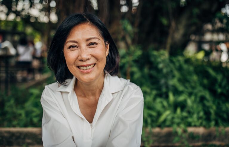 Portrait of a beautiful Taiwanese woman